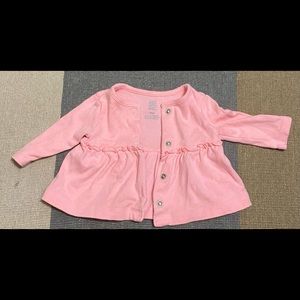 Carters brand newborn long sleeve jacket/sweater
